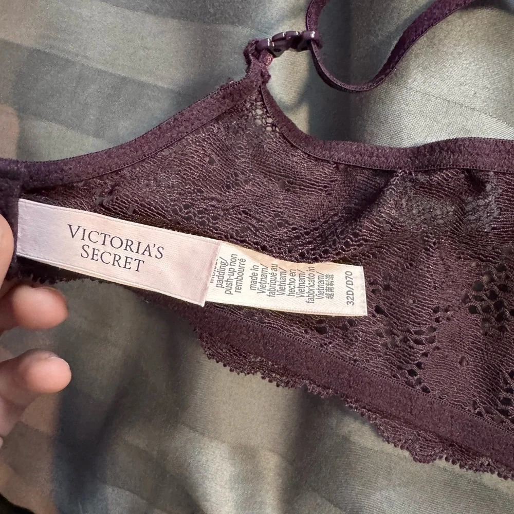 Dream Angels Wicked Unlined Lace Balconette Bra 32D - Picture 7 of 7